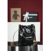 Chanel 22 bag black gold 35cm white letter