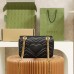 Gucci GG Marmont 22*13*6cm black gold