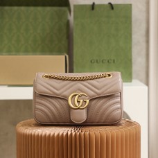 Gucci GG Marmont 26*15*7cm pink gold