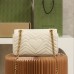 Gucci GG Marmont 26*15*7cm white gold