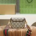 Gucci Horsebit 1955 super Mini 12*9*4cm monogram brown