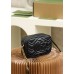 Gucci GG Marmont 18*12*6cm black gold camera bag