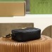 Gucci GG Marmont 18*12*6cm black gold camera bag