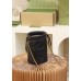 Gucci GG Marmont Mini bucket 19x17cm black gold