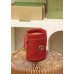 Gucci GG Marmont Mini bucket 19x17cm red gold