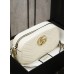 Gucci GG Marmont 24*13*7cm white  gold camera bag