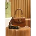 Gucci Bambo 21*15*7cm brown leather