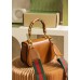 Gucci Bambo 21*15*7cm brown leather