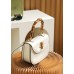 Gucci Bambo 21*15*7cm white leather