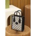 Gucci tote mini 16*20*7cm monogram black