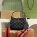 Gucci Jackie 1961 Black Denim 19*13*3cm