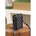 Gucci 1955 Horsebit Denim Black cellphone case 11.5*17*4cm