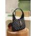 Gucci Jackie 1961 Black Denim 28*19*4.5cm