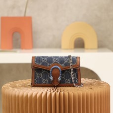 Gucci Dionysus GG Denim Mini 16.5*10*4.5cm