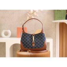 Gucci Jackie 1961 Denim 28*19*4.5cm