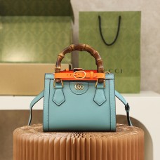 Gucci Diana Mini 20*16*10cm blue leather 