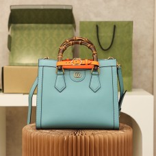 Gucci Diana Small 27*24*11cm blue leather