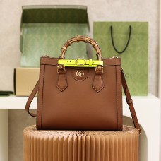 Gucci Diana Small 27*24*11cm brown leather