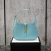 Gucci Jackie 1961 27.5*19*4cm blue leather