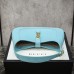 Gucci Jackie 1961 27.5*19*4cm blue leather