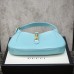 Gucci Jackie 1961 27.5*19*4cm blue leather