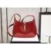 Gucci Jackie 1961 27.5*19*4cm red leather
