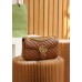 Gucci GG Marmont   26*15*7cm golden brown leather