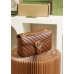 Gucci GG Marmont   26*15*7cm golden brown leather