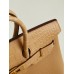 Hermes birkin 25cm crocodile leather brown