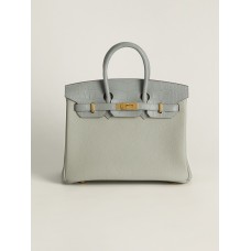 Hermes birkin 25cm crocodile leather grey