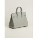 Hermes birkin 25cm crocodile leather grey