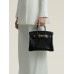 Hermes birkin 25cm  leather black crocodile