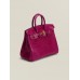 Hermes birkin 25cm  leather red crocodile