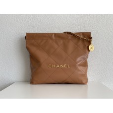 Chanel 22 bag caramelo leather 35cm small