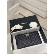 Chanel wallet 20x12cm black