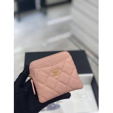 Chanel wallet 11-9.5-1.5cm pink
