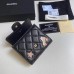 Chanel  wallet 10*11cm black
