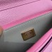 Chanel WOC pink bag 19.5*12*3.5cm caviar