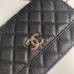 Chanel WOC black bag 19.5*12*3.5cm caviar