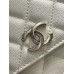 Chanel WOC white bag 19.5*12*3.5cm caviar
