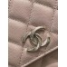 Chanel WOC pink bag 19.5*12*3.5cm caviar