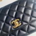 Chanel WOC black bag 19.5*12*3.5cm lambskin