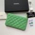 Chanel wallet green bag 20x12.2x1cm