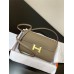 Hermes Constance Togo 20.5x13 x 2cm grey gold