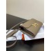 Hermes Constance Togo 20.5x13 x 2cm grey gold