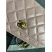 Chanel WOC gold ball 19cm pink lambskin