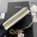 Chanel WOC w19.5×h10.5×d2cm white  