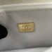 Chanel WOC w19.5×h10.5×d2cm white  