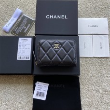 Chanel wallet black W11×H7.5×2cm