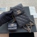 Chanel cellphone case WOC black caviar w10×h16.5×2cm